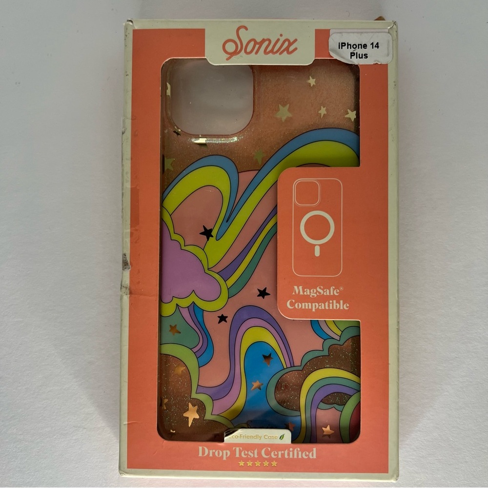SONIX Apple iPhone 14 Plus Case with MagSafe Compatible Illusion Multicolor Pink